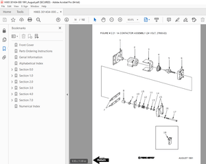 BT Prime Mover HX65 Electric Low Lift Pallet Truck Parts Manual PN 301434-000 -005 - PDF DOWNLOAD