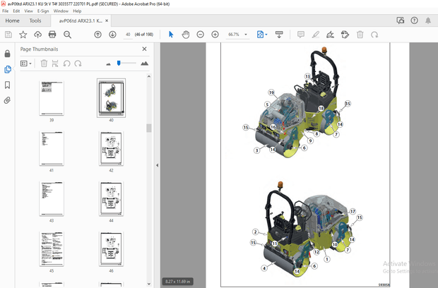 AMMANN ARX 23.1 ARX 26.1 WALEC TANDEMOWY INSTRUKCJA OBSŁUGI - PDF