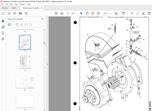Manitowoc Crane M-80W Parts Manual SN 810444 PDF