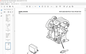 STILL STED Forklift RX70-22 RX70-25 RX70-30 RX70-35 Diesel Fork Truck Spare Parts List Manual -PDF 