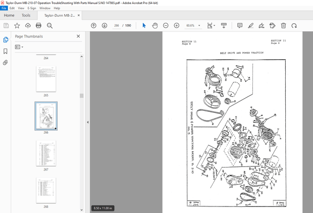 Taylor-Dunn B 2-10 Operation &amp; Maintenance With Parts Manual S.NO UP TO 71122 - PDF DOWNLOAD