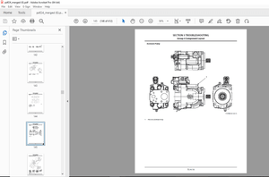 KCM 115Z7 WHEEL LOADER(Operational Performance Troubleshooting ISUZU 6WG1 ENGINE Shop Manual PDF