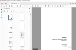 Ammann AV 130 X Kloubový tandemový válec Dílenská prírucka 4022013 PDF