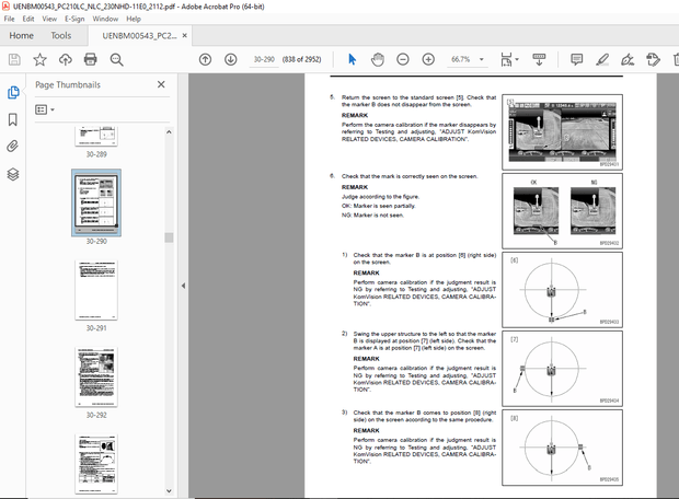 Komatsu PC210-11E0,PC210LC-11E0,PC210NLC-11E0,PC230NHD-11E0 Repair Service Manual UENBM00543 - PDF D