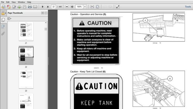 New Holland S1050 S1070 Field Sprayer Service Manual -  PDF DOWNLOAD