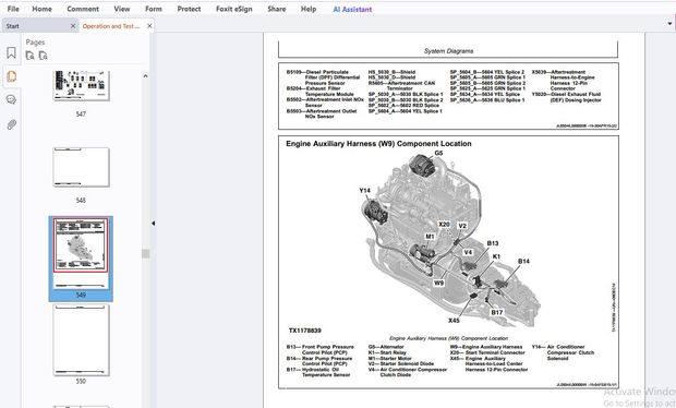 John Deere 550K &amp; 650K Crawler Dozer Operation &amp; Test Technical Manual TM13356X19 - PDF DOWNLOAD