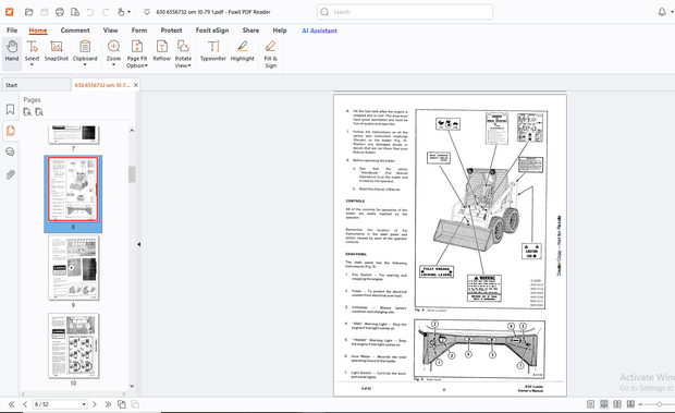 Bobcat 630 Clark 600 Series Owners Manual - PDF DOWNLOAD