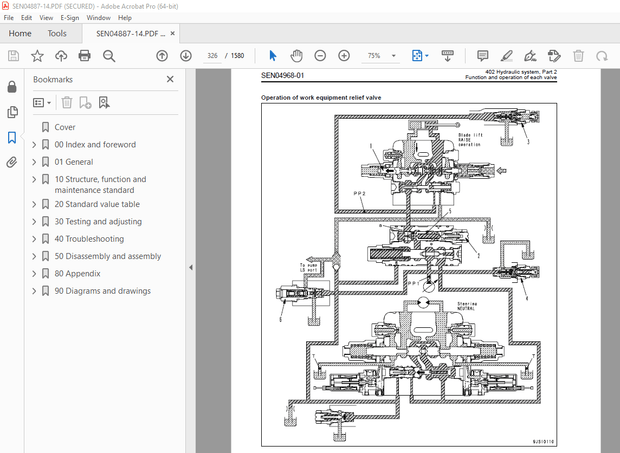 Komatsu D65EX-16 D65PX-16 D65WX-16 Bulldozer Shop Manual SEN04887-14 - PDF DOWNLOAD 
