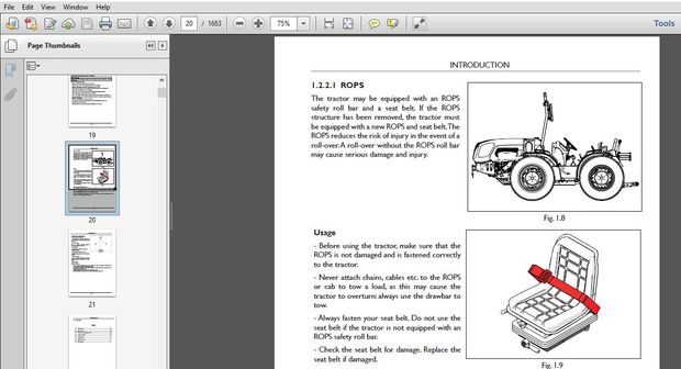New Holland TI4.70 RS, TI4.80 RS, TI4.90 RS, TI4.100 RS Tractor Service Repair Manual – NH