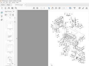 Hitachi Hydraulic Excavator UH081 Parts List Manual(EP164-4-4) – PDF DOWNLOAD