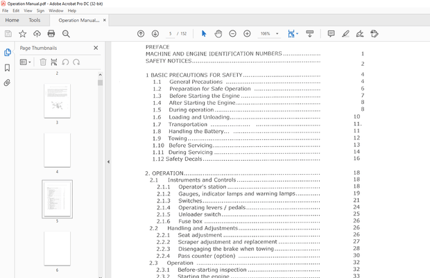 Sakai Soil Roller CV550 Series CV550D CV550DV Operation &amp; Maintenance Manual PDF