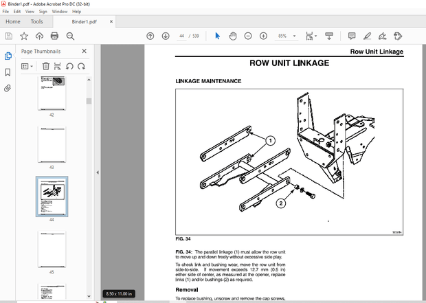 AGCO® NA 9365 9345 Windrower Tractor SERVICE MANUAL 79032962 A – PDF DOWNLOAD