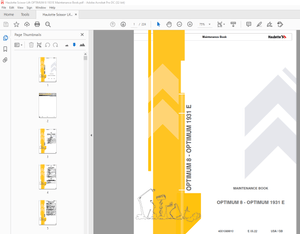 Haulotte Forklift OPTIMUM 8 – OPTIMUM 1931 E MAINTENANCE BOOK Manual – PDF DOWNLOAD