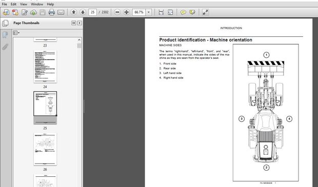 New Holland W190C W230C Tier 4A (interim) Wheel Loader Service Manual (47673351)