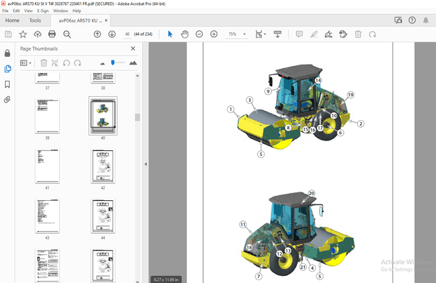 AMMANN ARS 70 MONOBILLE MANUEL UTILISATEUR 3028767 - PDF DOWNLOAD