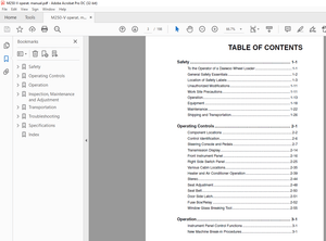 Daewoo Mega 250-V Wheel Excavator Operation &amp; Maintenance Manual 022-00027AE – PDF DOWNLOAD