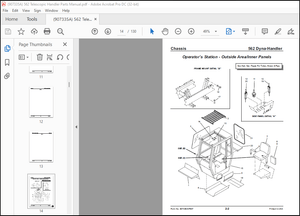 Gehl 562 DYNA-HANDLER Telescoping Boom Material Handler Service Parts Manual 907335 – PDF DOWNLOAD