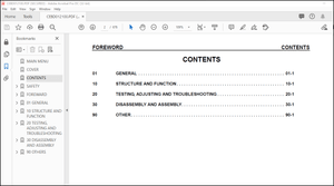 Komatsu Galeo PC300LL-7L Hydraulic Excavator Shop Manual CEBM012100 – PDF DOWNLOAD