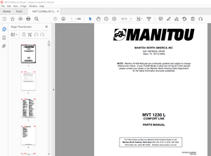 Manitou MLT 845 120 LSU S4 – E3 PARTS MANUAL – PDF DOWNLOAD