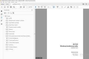 Ammann AV 70 X Kloubový tandemový válec Dílenská prírucka 4062133 PDF