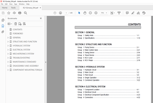 Hyundai R215 Crawler Excavator (India) Service Manual 2023 PDF