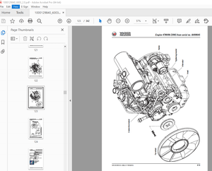 Wacker Neuson 6003 Track Excavator Service Manual 1000129840 - PDF DOWNLOAD 
