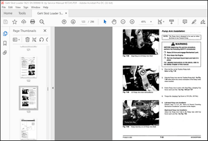 Gehl 5625 Skid Loader Shop Manual 907245 – PDF DOWNLOAD