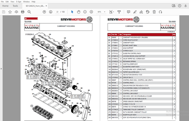 Steyr MO306H43WJ Marine High Power Solas Parts Manual_682290001 – PDF DOWNLOAD