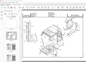 Manitou Forklift MLT940-120 LSU TURBO Series 3-E3 Parts Manual PDF