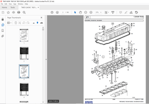 Volvo Penta TAD1241VE/TAD1242VE 21 Cylinder Head Parts Manual  – PDF DOWNLOAD