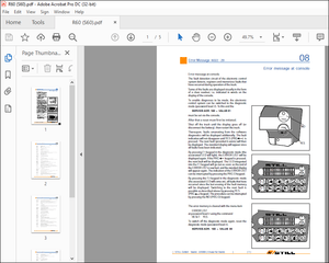 Still Sted Forklift R60 S60 error list Manual – PDF DOWNLOAD