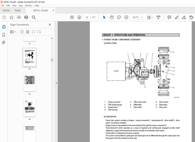Hyundai Forklift 60/70L-7A Service Manual 2023 – PDF DOWNLOAD