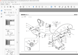 Ducati Monster S2R1000 2006 Parts Manual PN 91512372A - PDF DOWNLOAD 