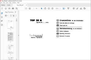 Pottinger Tractor TOP 38 N Spare parts list Manual – PDF DOWNLOAD