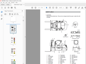 Hyundai 50DS/60DS/70DS-7E Forklift Operator’s Manual 2023 – PDF DOWNLOAD