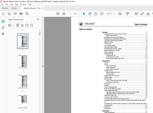 Wacker Neuson Track Excavator 1404 Service Manual_442188134 – PDF DOWNLOAD