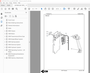 BT Prime Mover WSX-OS Electric Walkie Straddle Order Selector Parts Manual - PDF DOWNLOAD