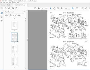 Kawasaki WHEEL LOADER AUTHENT 65ZA, A-2 65ZW,W-2 PARTS MANUAL - PDF DOWNLOAD