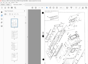 Manitowoc Traditional Crane 3900T Parts Manual SN 399016 PDF