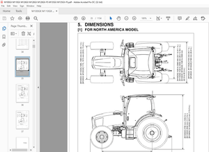 Kubota Tractor M100GX M110GX M126GX M128GX M128GX-FS M135GX M135GX-FS Workshop Manual – PDF DOWNLOAD