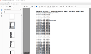 Tadano Crane TM-ZE260 41008401173A FRAME/HOOK-IN,RADIO CONTROL,SAFETY EYE Parts Manual - PDF DOWNLOA