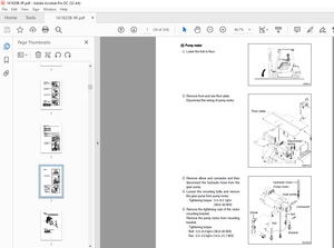 Hyundai Forklift 16/18/20B-9F Service Manual 2023 - PDF DOWNLOAD