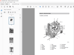 Hyundai Forklift 22/25/30/33D-9 Service Manual 2023 – PDF DOWNLOAD