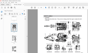 Hyundai HX160L Crawler Excavator Operator’s Manual 2023 – PDF DOWNLOAD