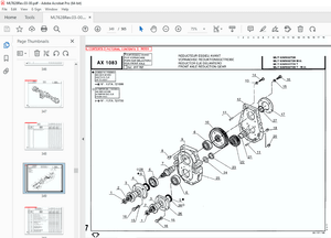 Manitou Forklift MLT 628 Turbo Series 1 Parts Manual – PDF DOWNLOAD