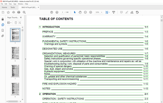 Cat Bucyrus RH 200 Hydraulic Excavator OPERATING INSTRUCTIONS MANUAL BI651474 – PDF DOWNLOAD