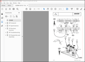 Komatsu HYDRAULIC MINING SHOVEL PC5500E-6 Shop Manual(15016-upE) – PDF DOWNLOAD
