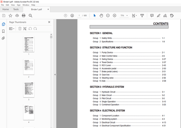 Hyundai R60W-9S Wheel Excavator Service Manual 2023 – PDF DOWNLOAD