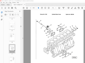 Kawasaki Cummins M11-C 85ZIV ,IV-2 90ZIV IV-2 Parts Manual PDF