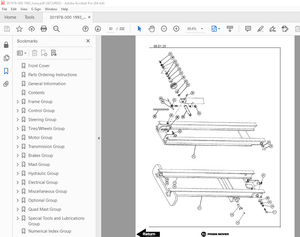 BT-Prime Mover RC-30B ELECTRIC STAND-UP RIDER Counterbalanced Truck Parts Manual - PDF DOWNLOAD